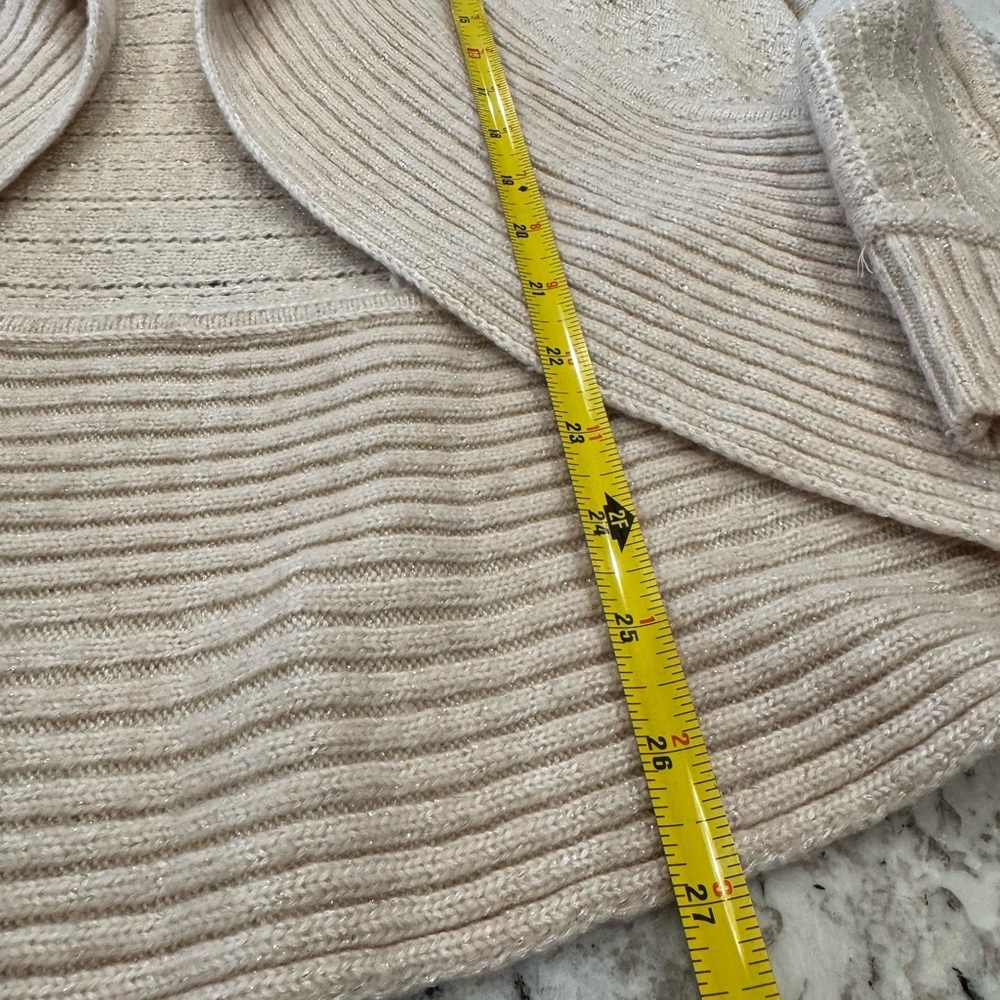 White House Black Market Cream Cardigan Sweater - Picture 5 of 11